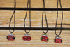 Hmong Handmade Tubular Pendant with Blak String Chain