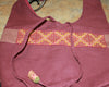 Hmong Handmade Cross-Stitch Large Pink Sling Bag