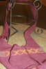 Hmong Handmade Cross-Stitch Large Pink Sling Bag
